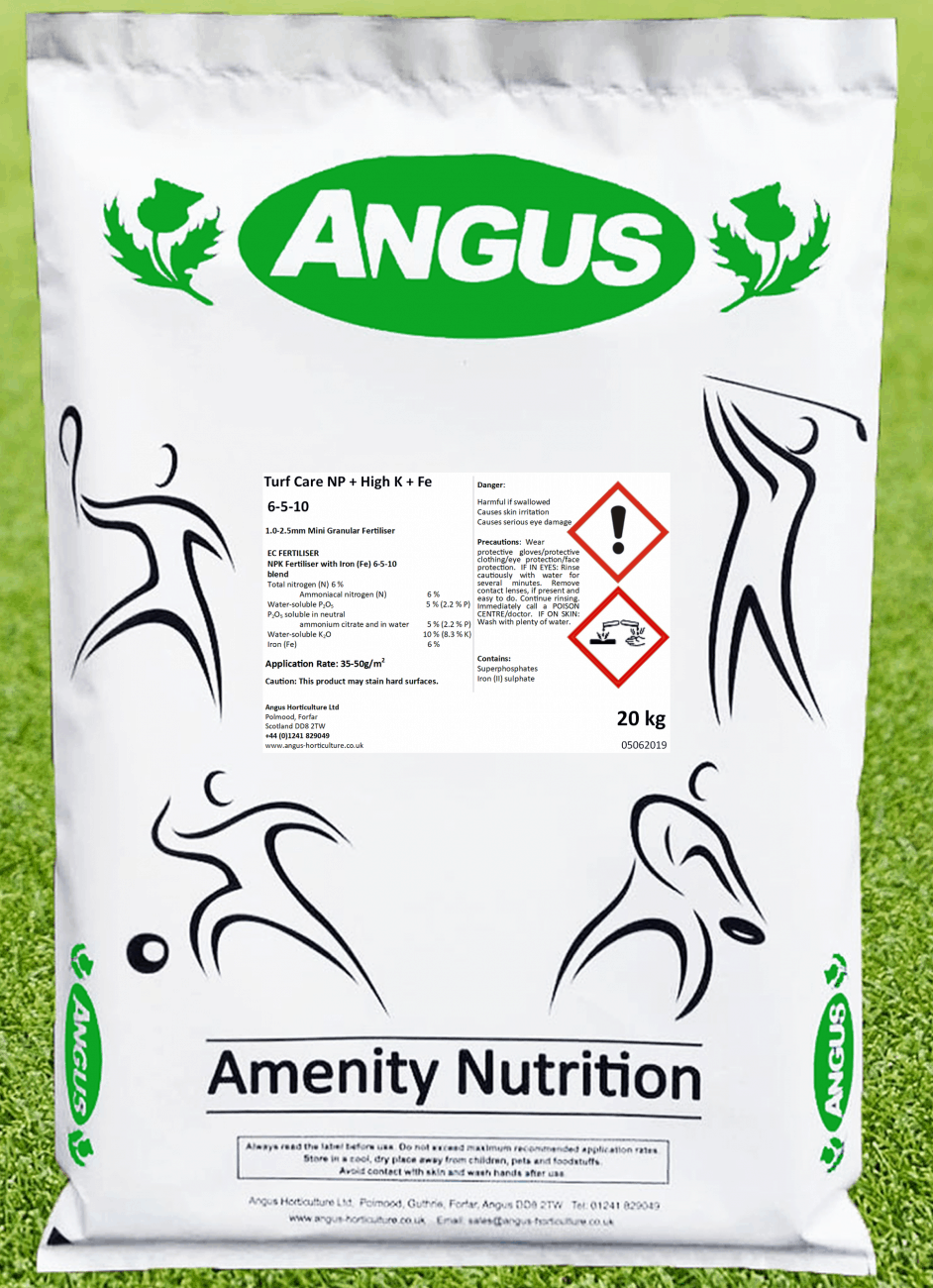 Angus High Iron: 6-5-10 + 6Fe (mini 1-2.5mm) in 20 kg EXW