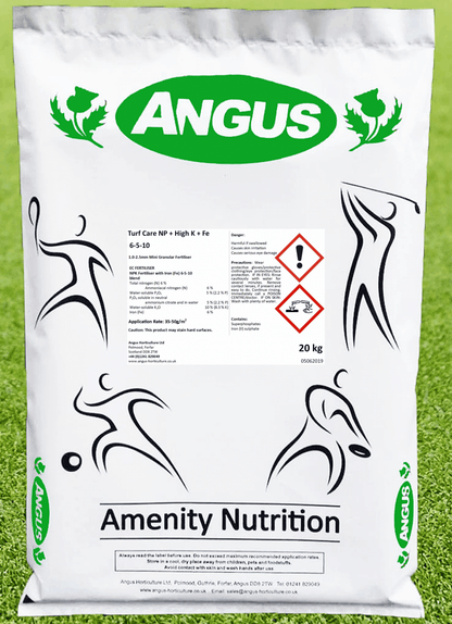 Angus High Iron: 6-5-10 + 6Fe (mini 1-2.5mm) in 20 kg EXW