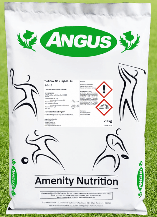 Angus High Iron: 6-5-10 + 6Fe (mini 1-2.5mm) in 20 kg EXW