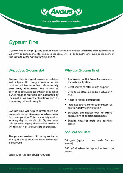 Gypsum Fine (Calcium Sulphate)